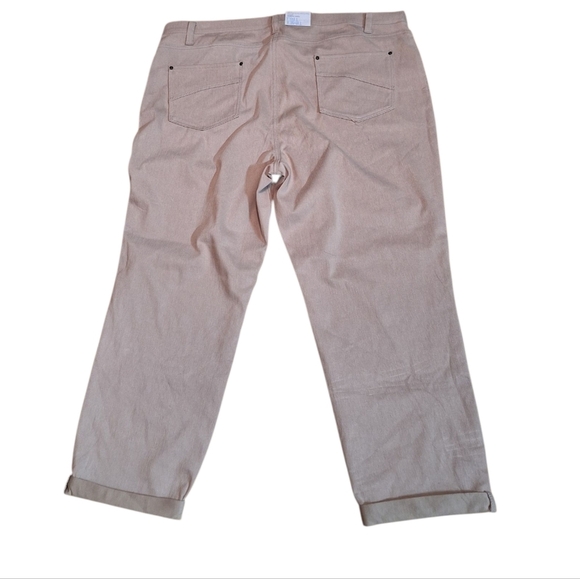 Time and True TT Jegging Brownstone Capri Pants Ladies XXL 20 NWT Minimalist - Picture 4 of 5